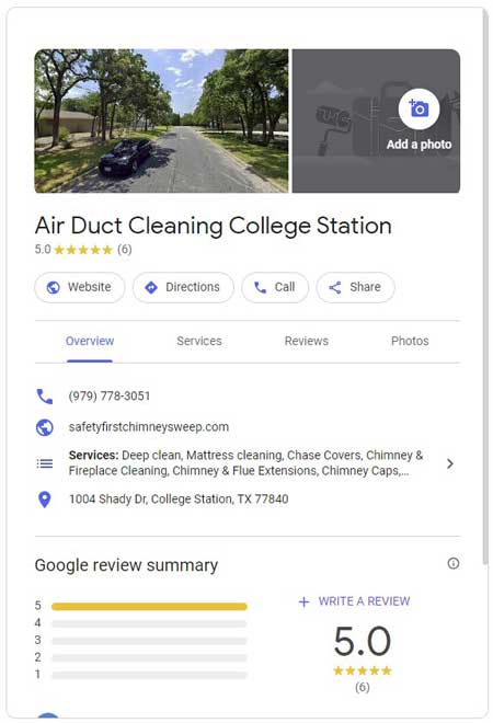 Air Duct Cleaning College Station