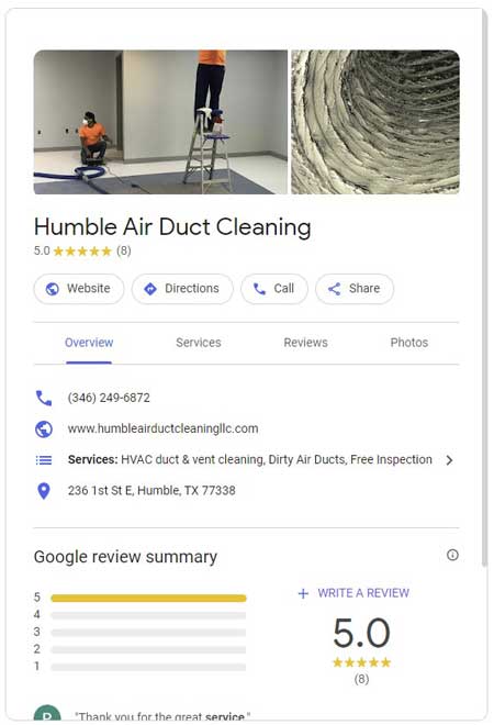 Humble Air Duct Cleaning