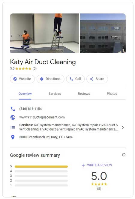 Katy Air Duct Cleaning