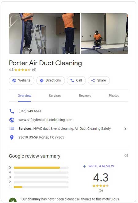 Porter Air Duct Cleaning