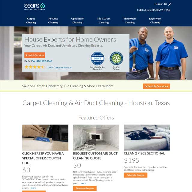 Sears Carpet & Air Duct Cleaning